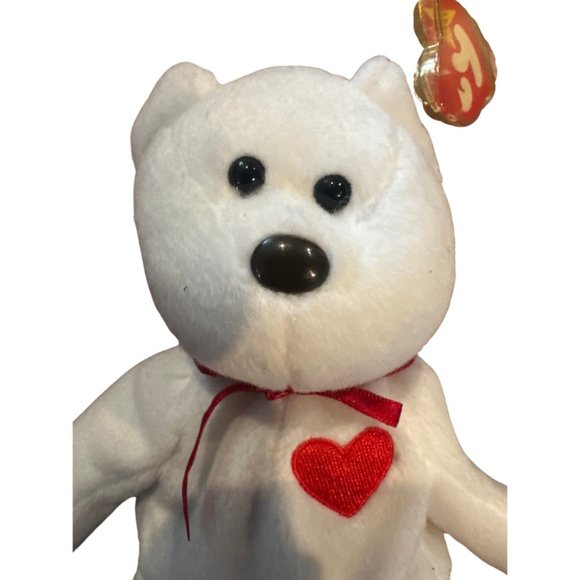 Ty Beanie Babies Valentino The Bear - NWMT - Picture 2 of 9